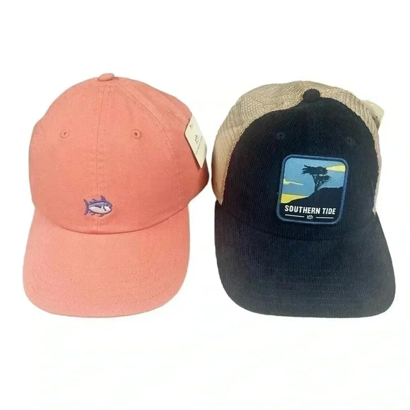 NWT Southern Tide Men’s Snapback Hat Bundle - Picture 1 of 12